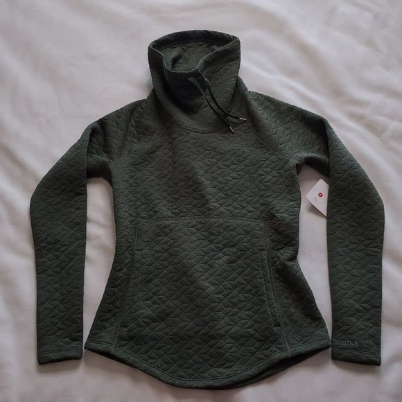 Marmot Annie LS Sz Small Pullover Olive Green NWT - Picture 5 of 16